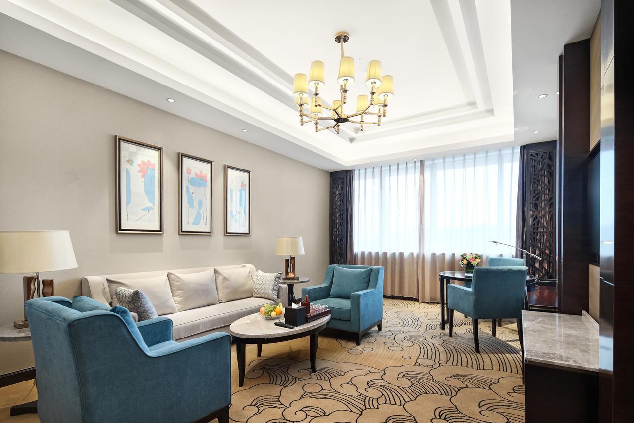 Jinan Luxury Blue Horizon Hotel Exterior foto