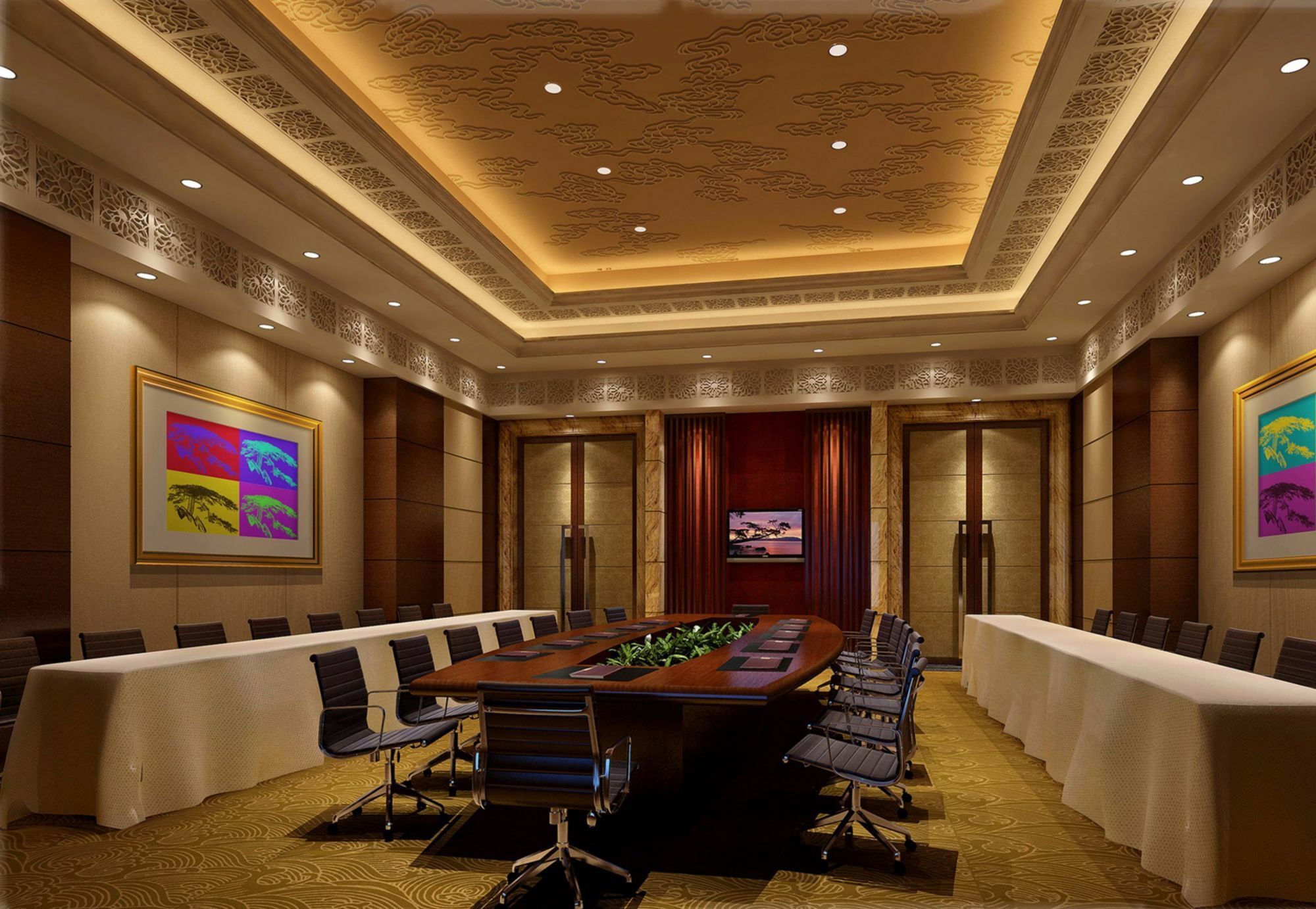 Jinan Luxury Blue Horizon Hotel Exterior foto