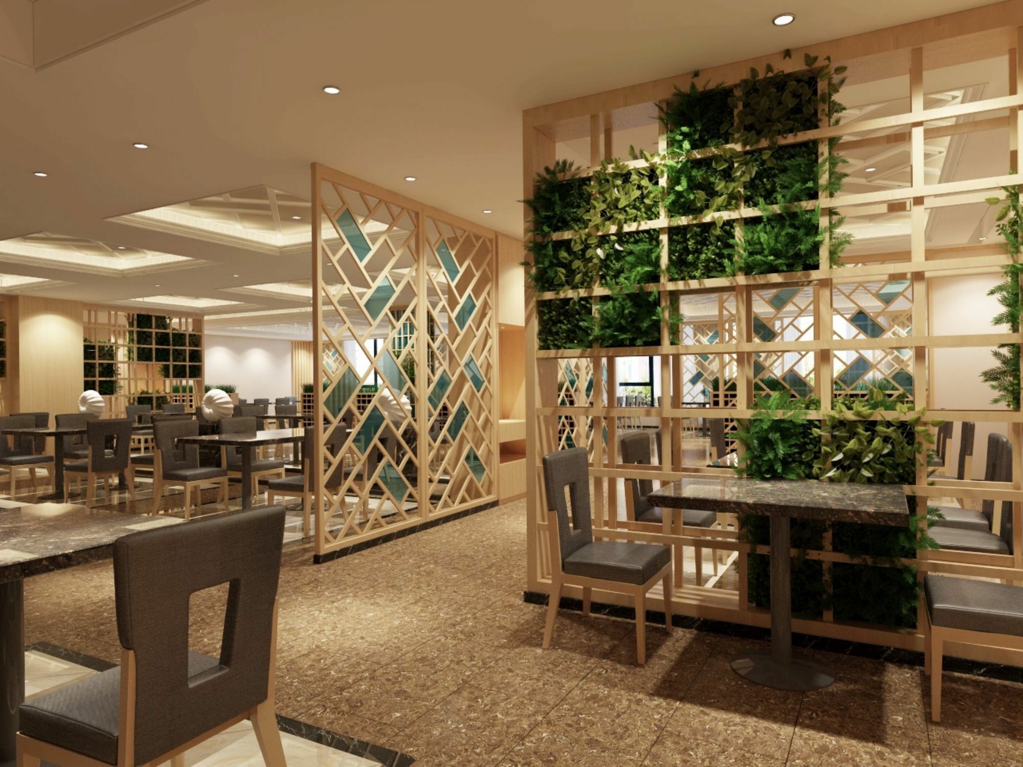 Jinan Luxury Blue Horizon Hotel Exterior foto
