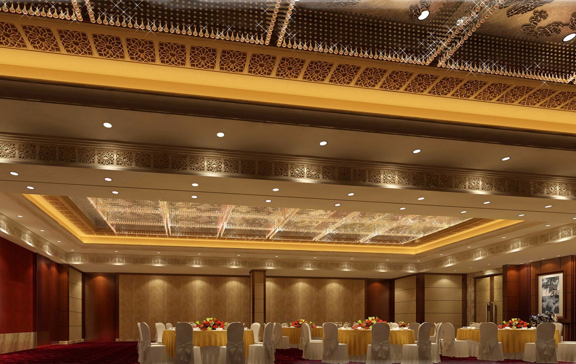 Jinan Luxury Blue Horizon Hotel Exterior foto